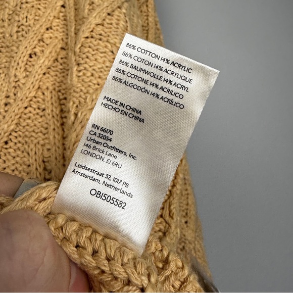 Free People Isla Oversized Cable Knit Tunic Sweater - Picture 6 of 6